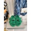 Balenciaga Fake Shearling Mallorca Sandals Green 2021