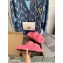 Balenciaga Fake Shearling Mallorca Sandals Pink 2021