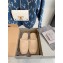 Balenciaga Fake Shearling Cosy BB Mules Beige 2021