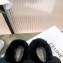 Celine Fur Triomphe Open Slides in Shearling Black 2021