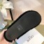 Celine Fur Triomphe Open Slides in Shearling Black 2021