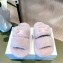 Celine Fur Triomphe Open Slides in Shearling Pink 2021