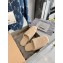 Balenciaga Fake Shearling Cosy BB Mules Beige 2021