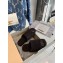 Balenciaga Fake Shearling Cosy BB Mules Black 2021