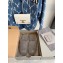 Balenciaga Fake Shearling Cosy BB Mules Gray 2021