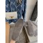 Balenciaga Fake Shearling Cosy BB Mules Gray 2021