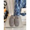 Balenciaga Fake Shearling Cosy BB Mules Gray 2021