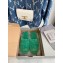 Balenciaga Fake Shearling Cosy BB Mules Green 2021