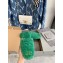 Balenciaga Fake Shearling Cosy BB Mules Green 2021