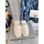 Balenciaga Fake Shearling Cosy BB Mules White 2021