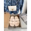 Balenciaga Fake Shearling Mallorca Sandals White 2021