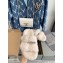 Balenciaga Fake Shearling Mallorca Sandals White 2021