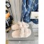 Balenciaga Fake Shearling Mallorca Sandals White 2021
