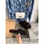 Balenciaga Fake Shearling Mallorca Sandals Black 2021