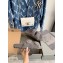 Balenciaga Fake Shearling Mallorca Sandals Gray 2021