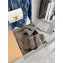Balenciaga Fake Shearling Mallorca Sandals Gray 2021