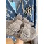 Balenciaga Fake Shearling Mallorca Sandals Gray 2021