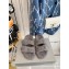 Balenciaga Fake Shearling Mallorca Sandals Gray 2021