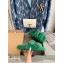 Balenciaga Fake Shearling Mallorca Sandals Green 2021