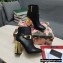 Dolce & Gabbana Heel 10.5cm Leather Ankle Boots Black with DG Karol Heel and Buckle 2021