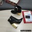 Dolce & Gabbana Heel 10.5cm Leather Ankle Boots Black with DG Karol Heel and Buckle 2021