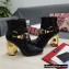 Dolce & Gabbana Heel 10.5cm Leather Ankle Boots Patent Black with DG Karol Heel and Buckle 2021