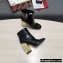 Dolce & Gabbana Heel 10.5cm Leather Ankle Boots Patent Black with DG Karol Heel 2021
