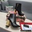 Dolce & Gabbana Heel 10.5cm Leather Ankle Boots Black with DG Karol Heel 2021