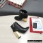 Dolce & Gabbana Heel 10.5cm Leather Ankle Boots Black with DG Karol Heel 2021