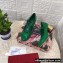 Dolce & Gabbana Heel 6.5cm Patent Leather Mary Janes Green with DG Karol Heel 2021