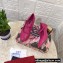 Dolce & Gabbana Heel 6.5cm Patent Leather Mary Janes Fuchsia with DG Karol Heel 2021