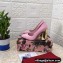 Dolce & Gabbana Heel 10.5cm Patent Leather Pumps Pink with DG Karol Heel 2021