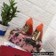 Dolce & Gabbana Heel 10.5cm Patent Leather Pumps Orange with DG Karol Heel 2021