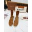 Loro Piana Knit Cocoon Suede Walk Ankle Boots Brown