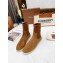 Loro Piana Knit Cocoon Suede Walk Ankle Boots Brown