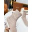 Loro Piana Knit Cocoon Suede Walk Ankle Boots Creamy