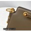 Fendi Touch Leather Bag Gray 2021