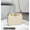 Fendi Touch Leather Bag White 2021