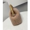 Fendi First Medium Sheepskin Bag Nude Pink 2021