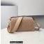 Fendi Sheepskin Medium Baguette Bag Pink 2021