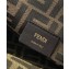 Fendi First Medium Python Leather Bag Black 2021