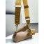 Fendi First Small Python Leather Bag Beige 2021
