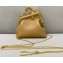 Fendi First Nano Leather Bag Charm Apricot 2021