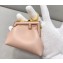 Fendi First Nano Leather Bag Charm Nude Pink 2021