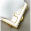 Fendi First Nano Leather Bag Charm White 2021