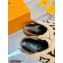 Louis Vuitton Shearling Paseo Flat Comfort Sandals Beige 2021