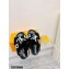Louis Vuitton Shearling Paseo Flat Comfort Sandals Black 2021
