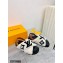 Louis Vuitton Shearling Paseo Flat Comfort Sandals White 2021