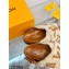 Louis Vuitton Shearling Paseo Flat Comfort Sandals Brown 2021