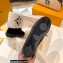Louis Vuitton Suede Leather and Shearling Snowdrop Flat Ankle Boots Black/White 2021
